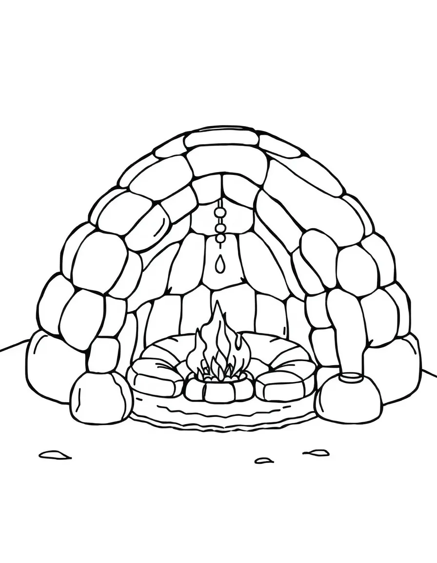 A cozy igloo.