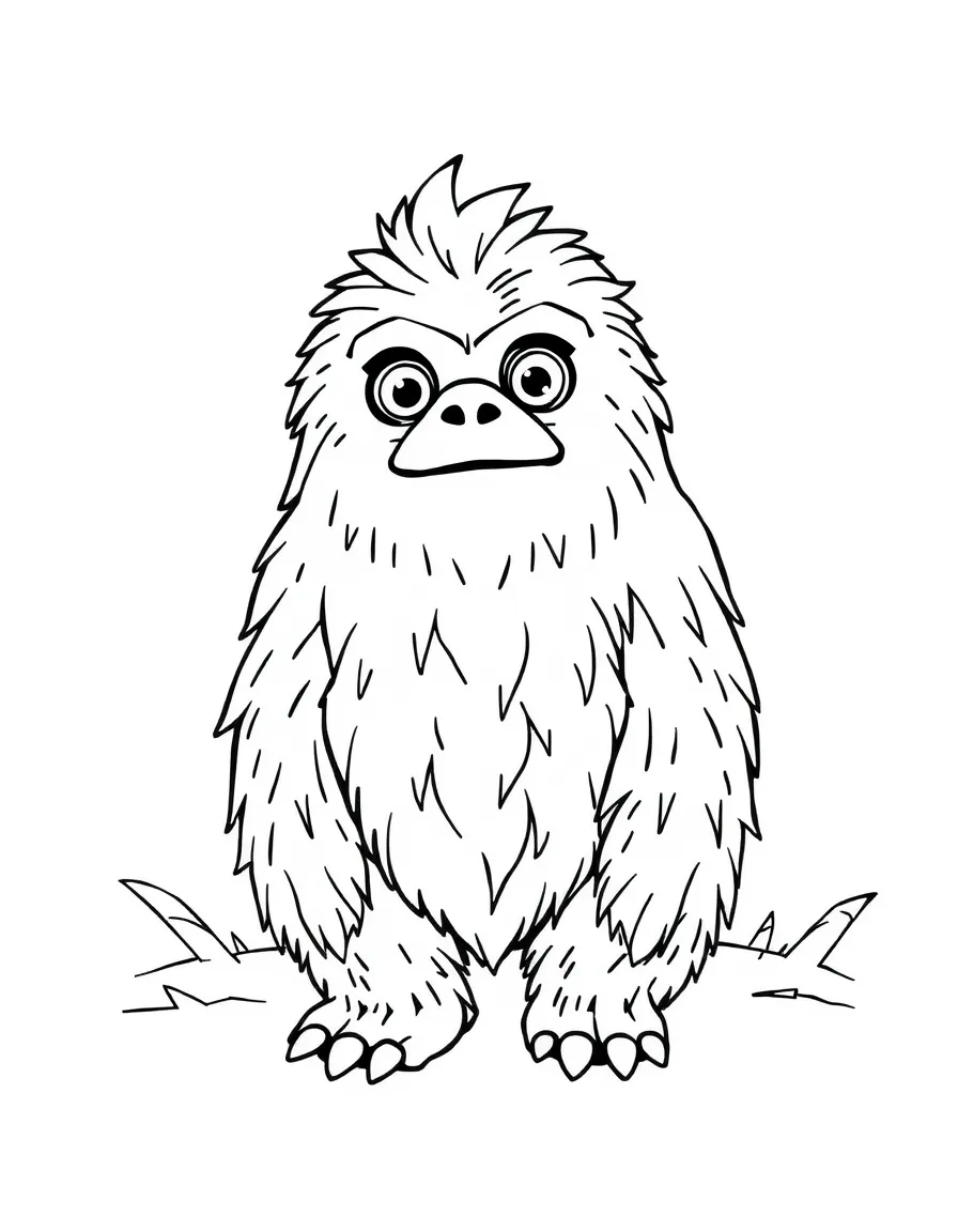 A friendly yeti.