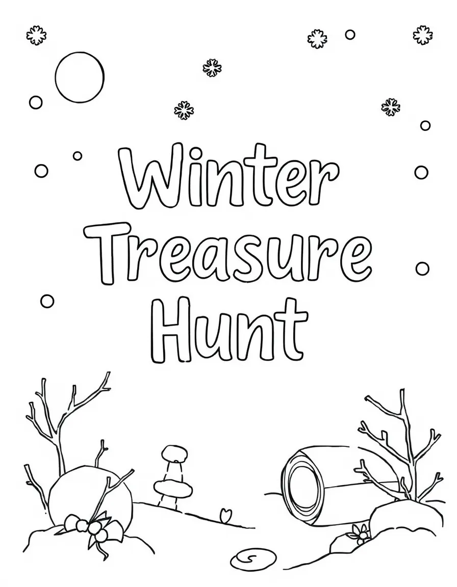 A winter treasure hunt.