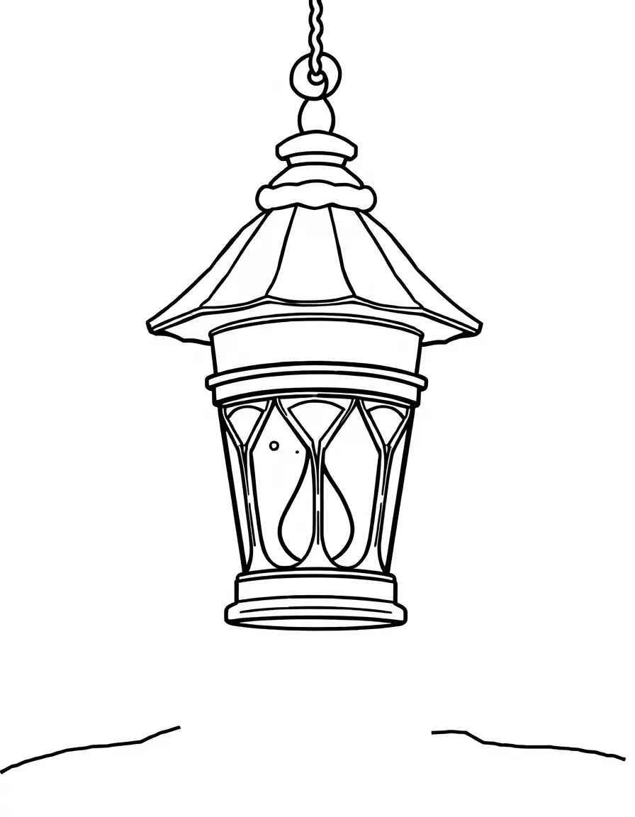 A winter lantern.