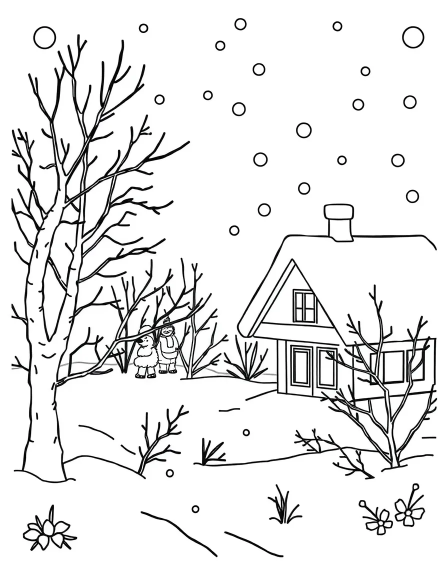 A winter-themed puzzle.