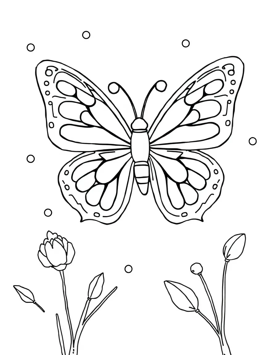A happy little winter butterfly.