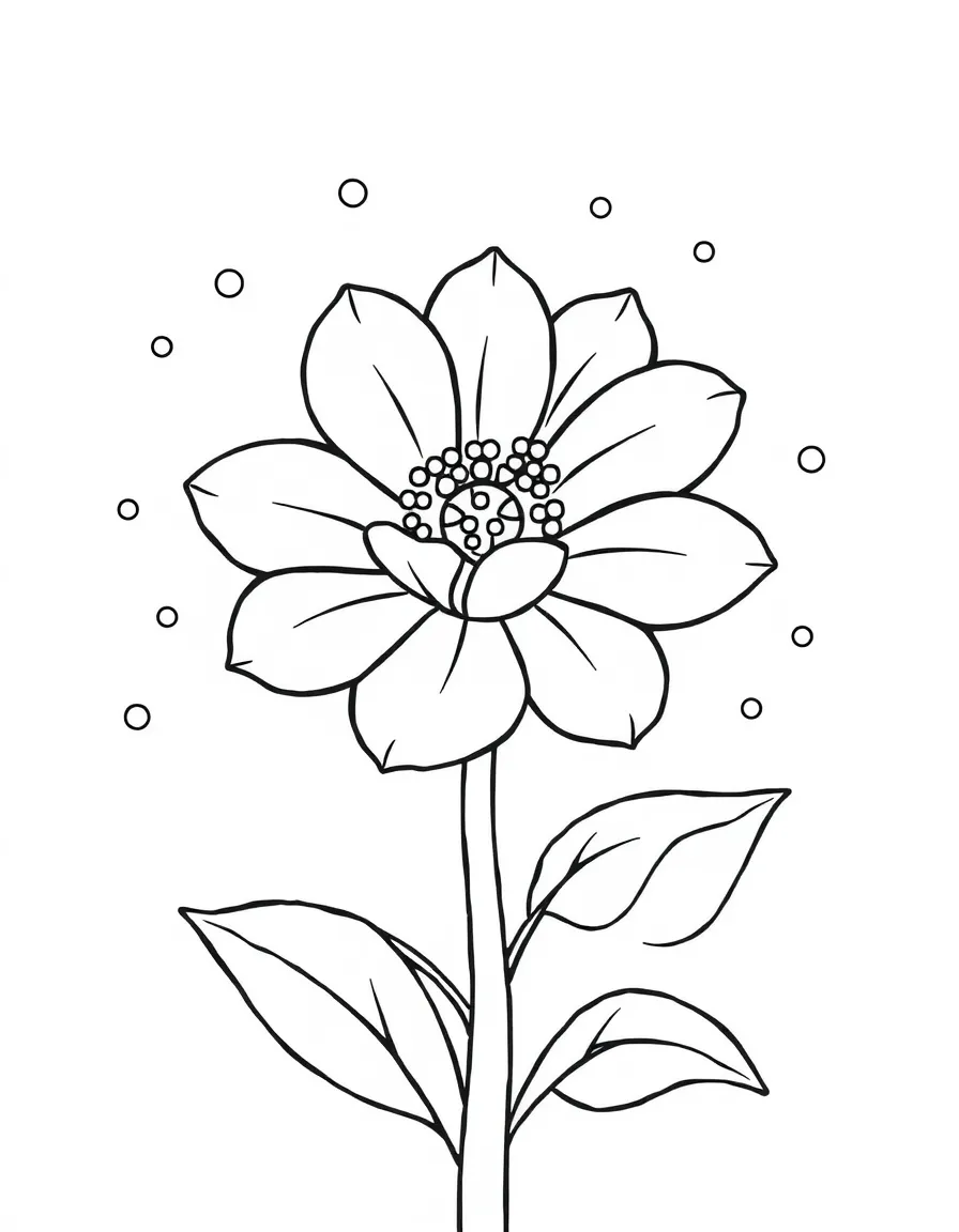 A happy little winter flower.
