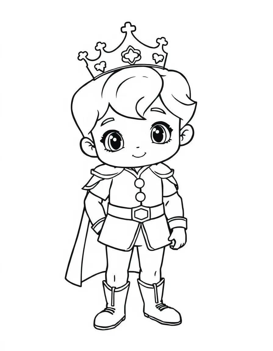 A cute prince charming.