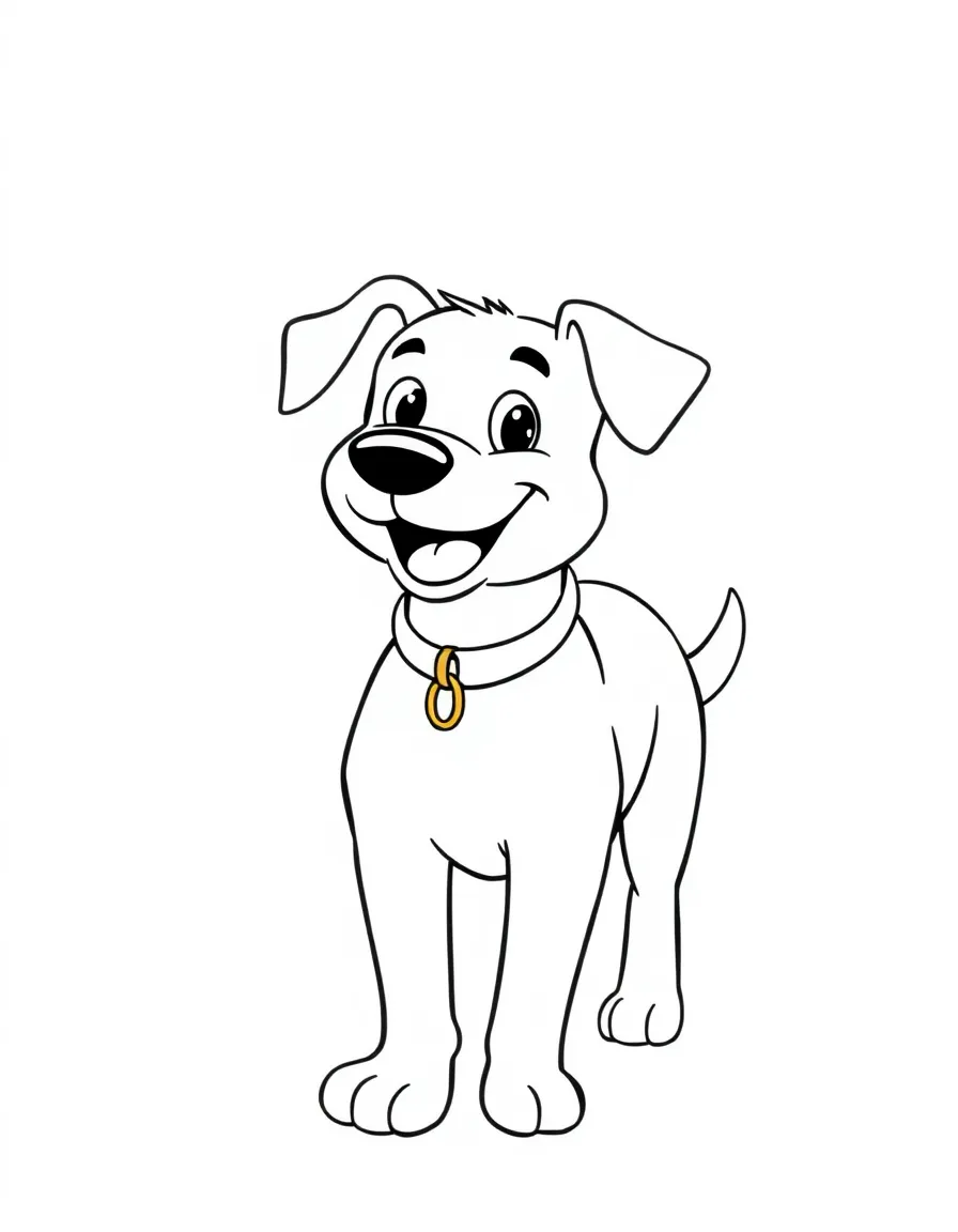 A smiling animal dog walker.