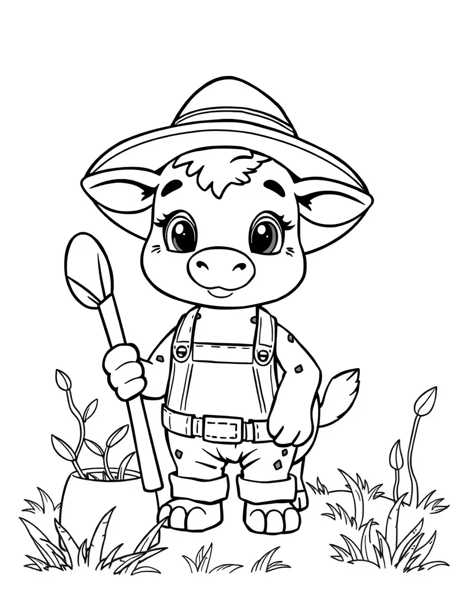 A little animal farmer.
