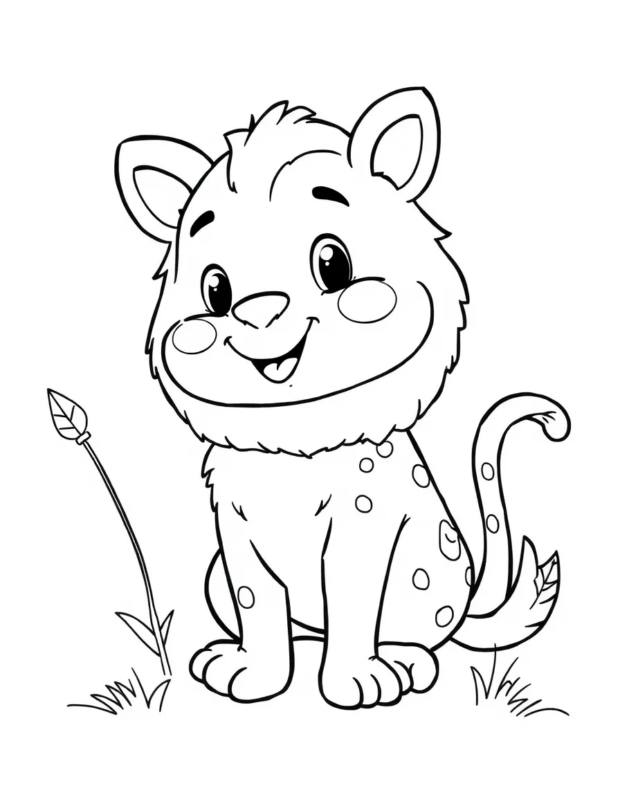 A cheerful animal artist.