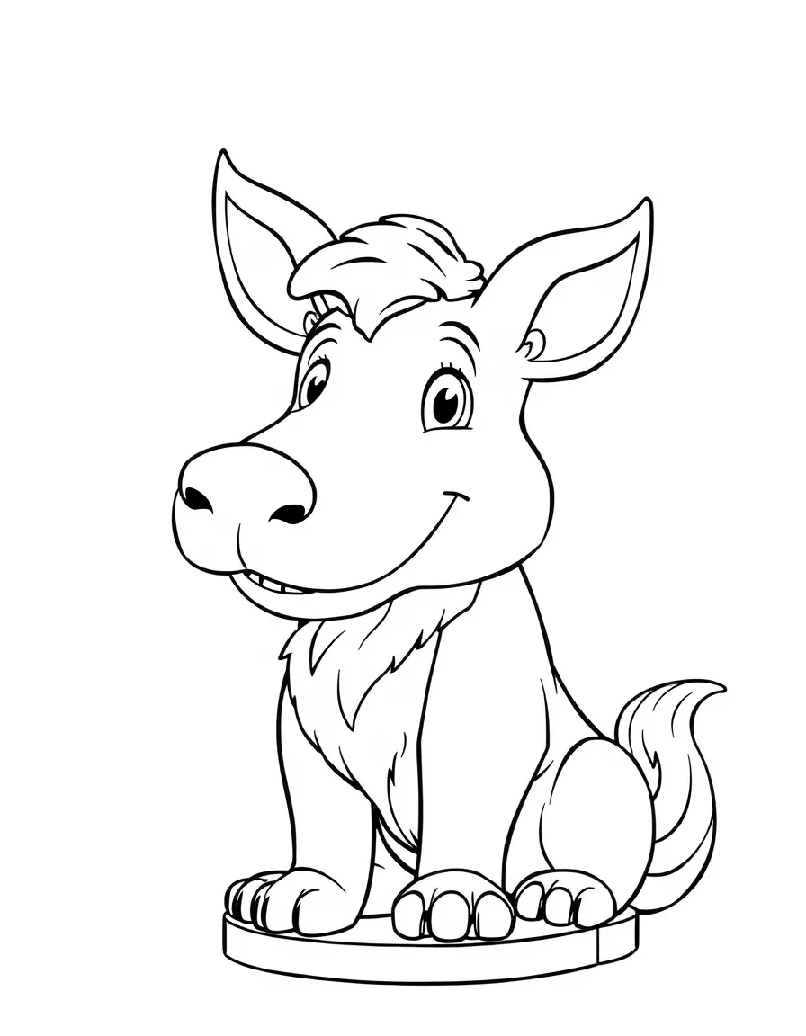 A smiling animal sculptor.