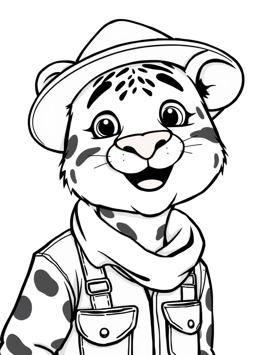 A happy animal zookeeper.