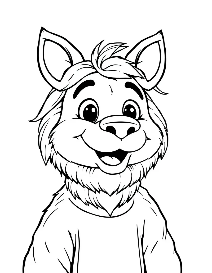 A smiling animal artist.