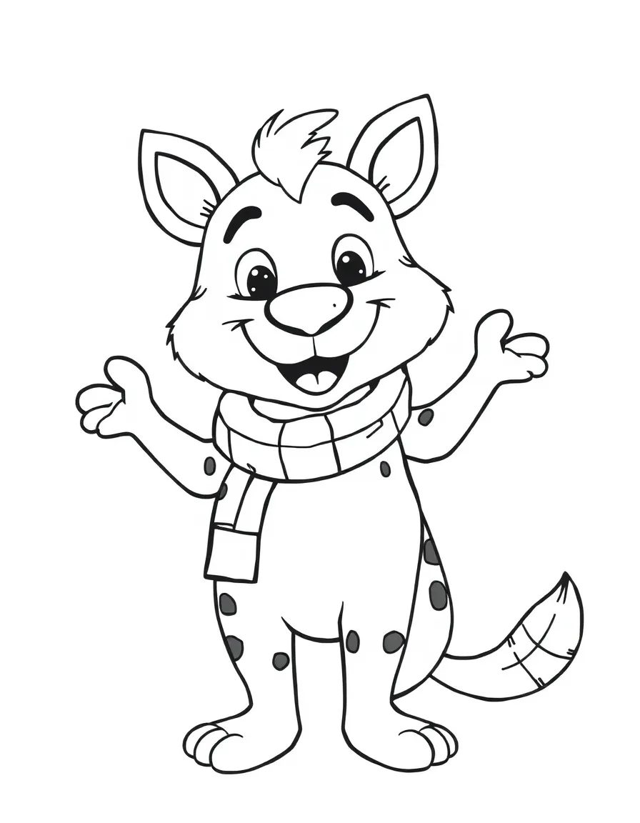 A playful animal actor.