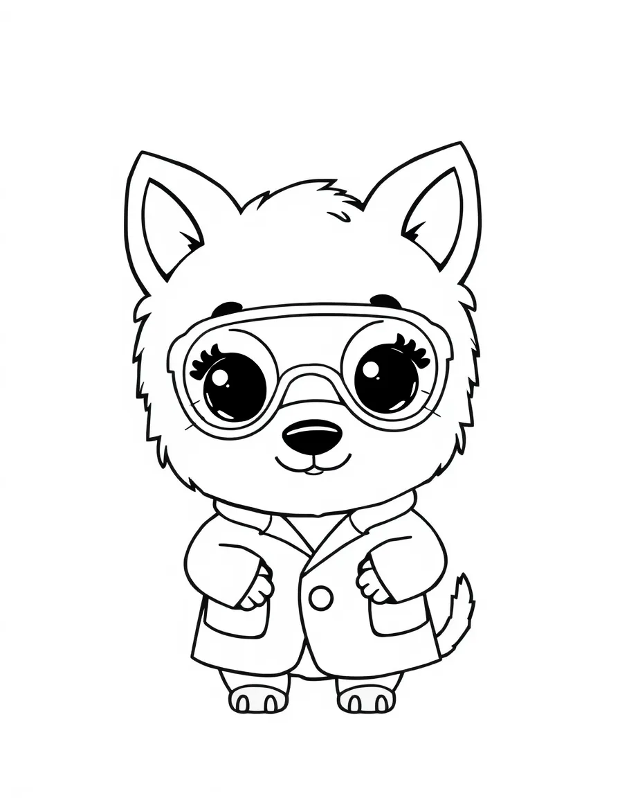 A kawaii animal scientist.