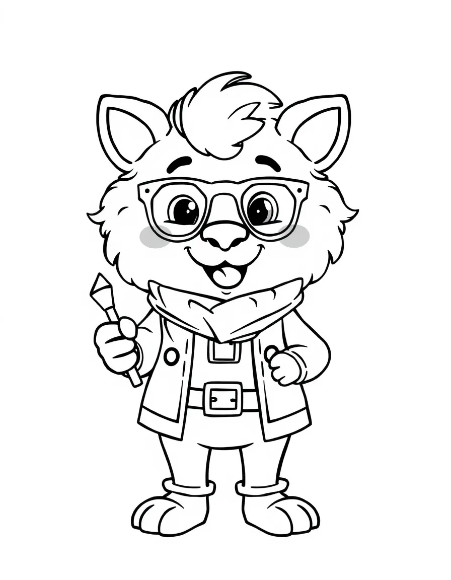 A cheerful animal inventor.