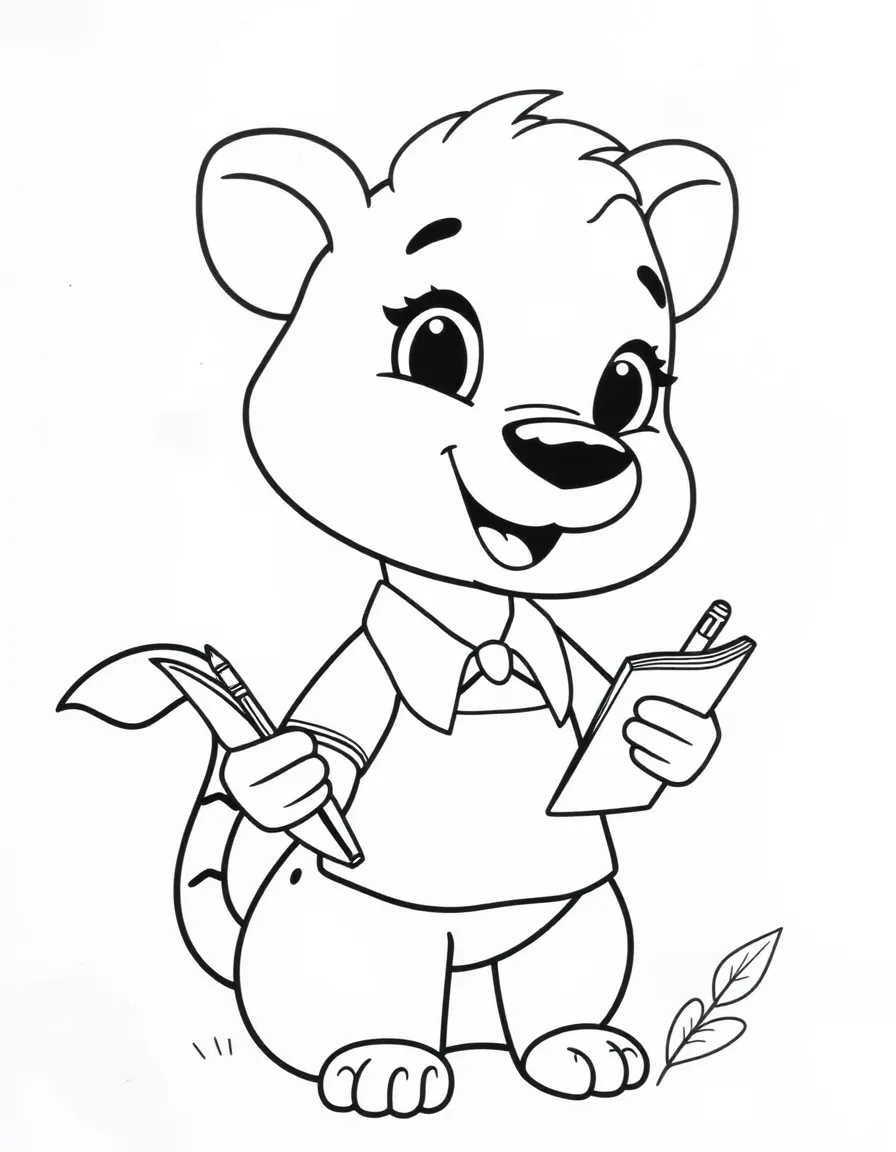 A little animal teacher.
