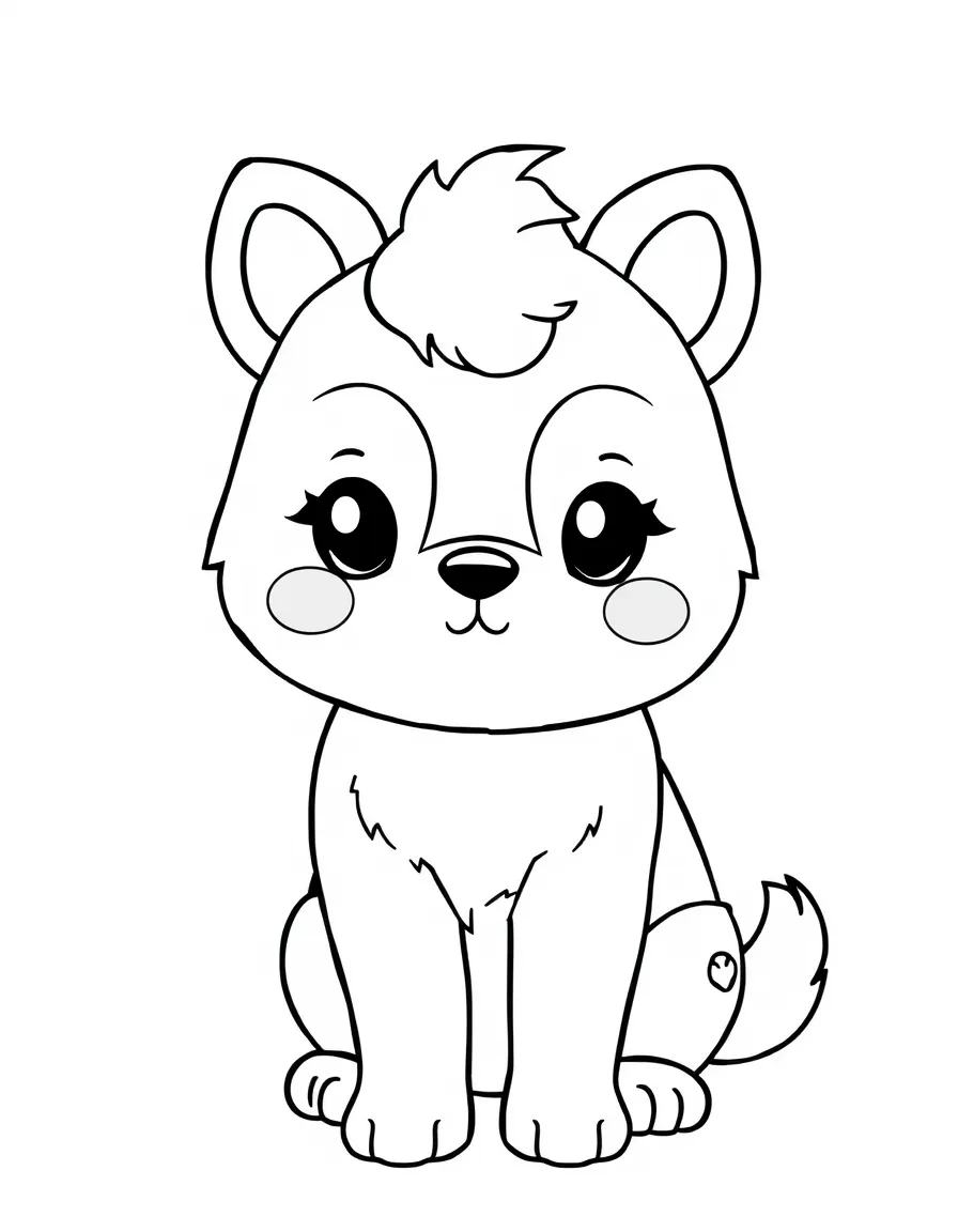 A kawaii animal student.