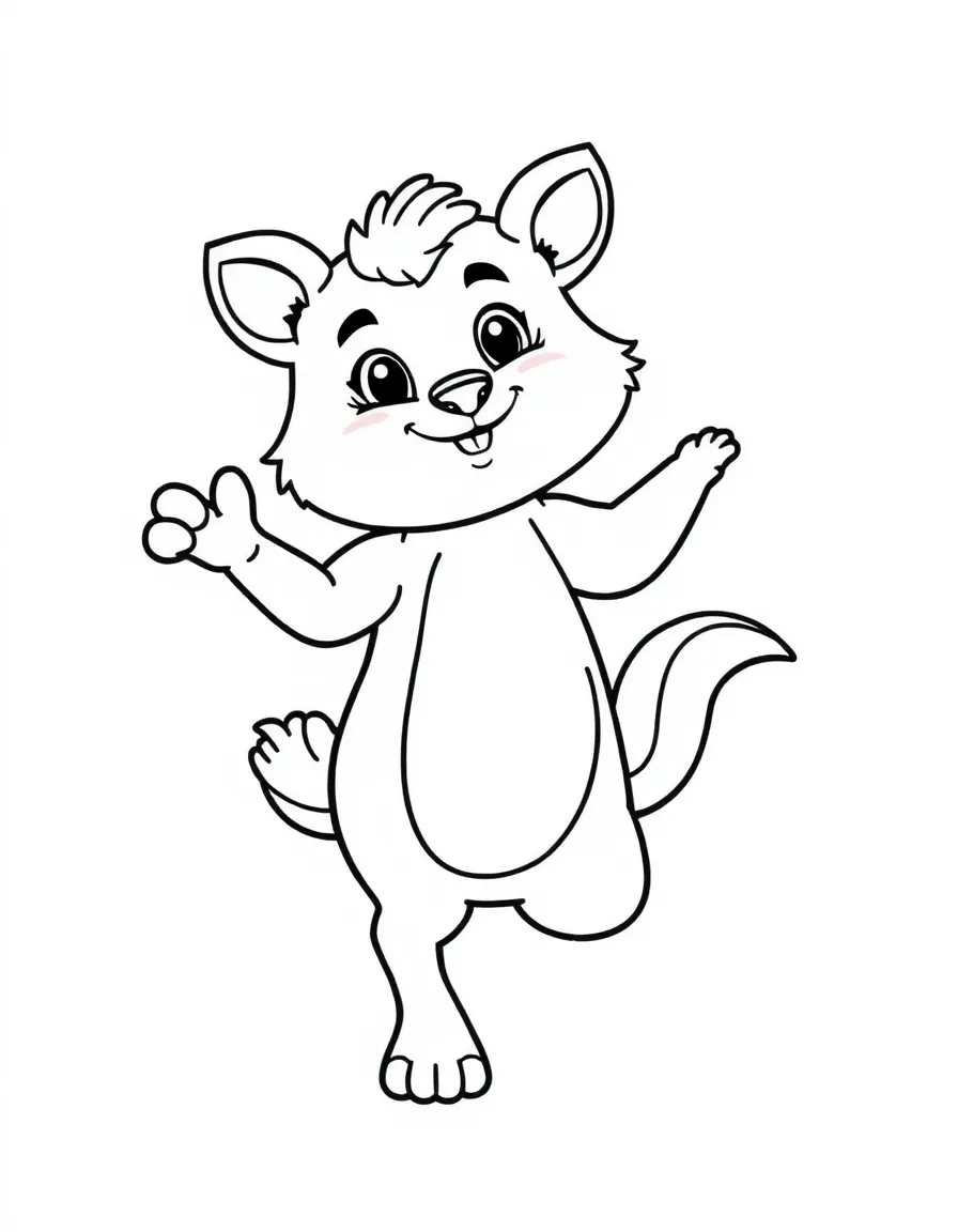 A little animal dancer.