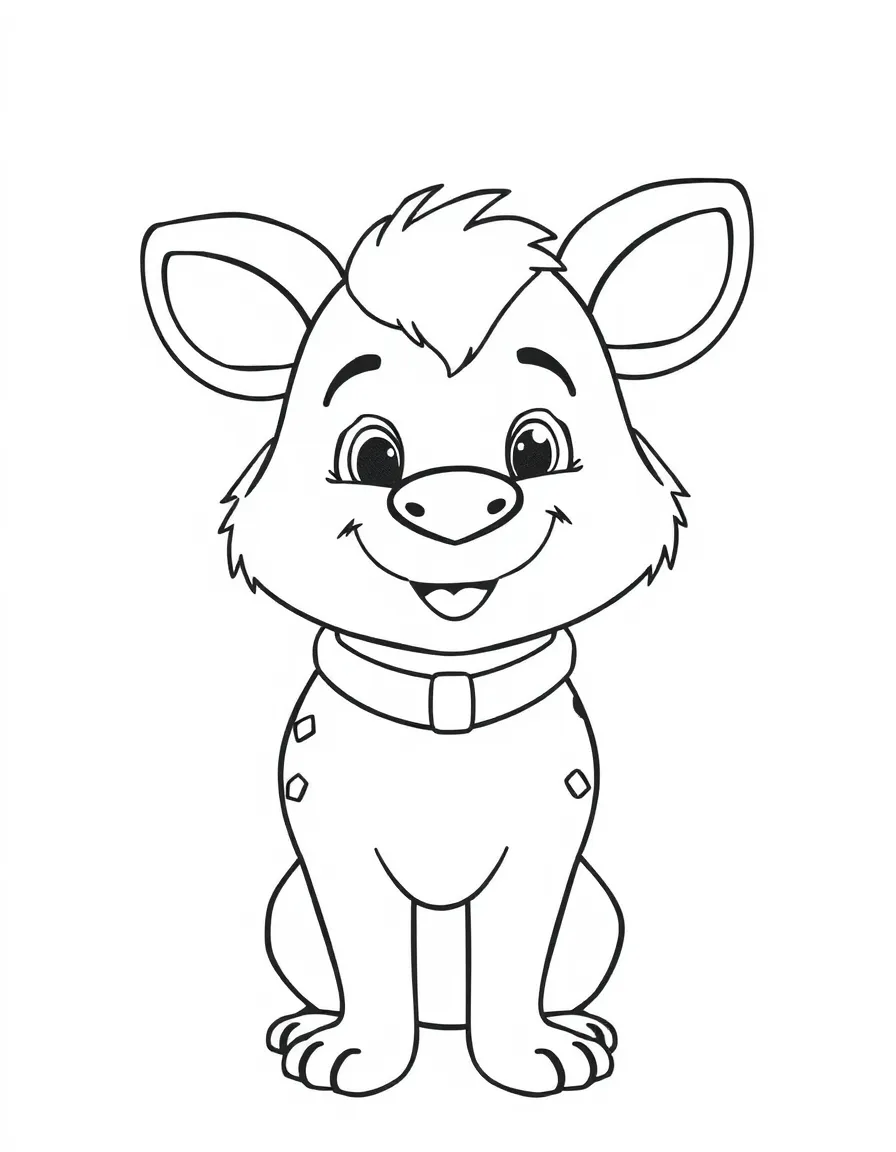 A cheerful animal actor.
