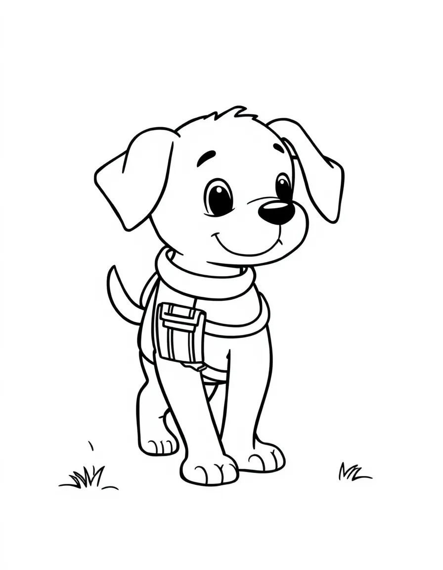 A cute animal dog walker.