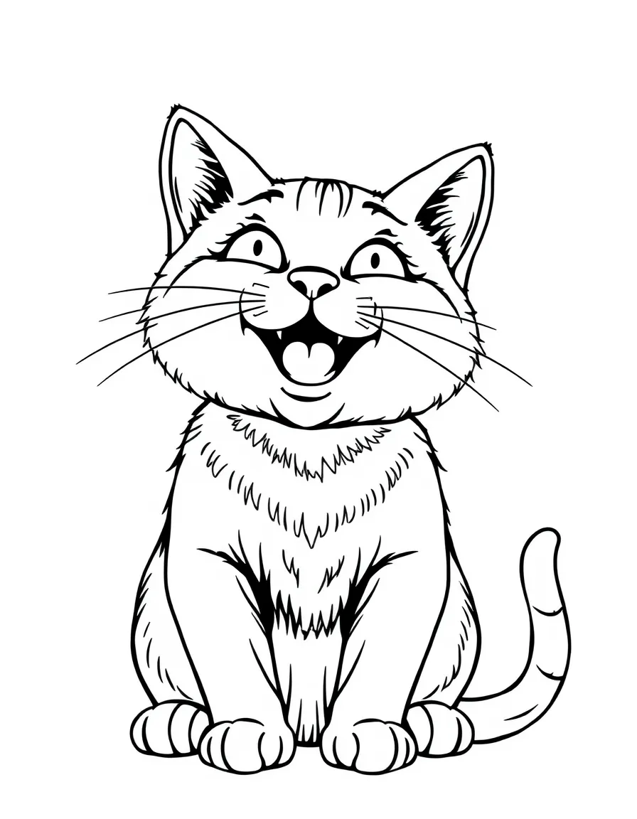 A joyful animal cat whisperer.