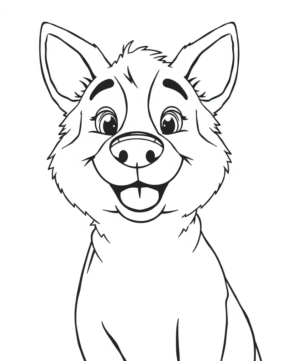 A smiling animal veterinarian.