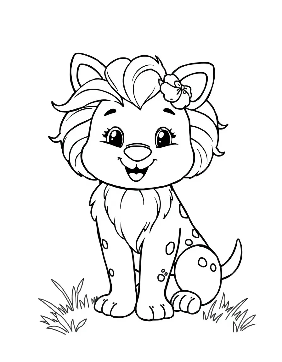 A joyful animal artist.