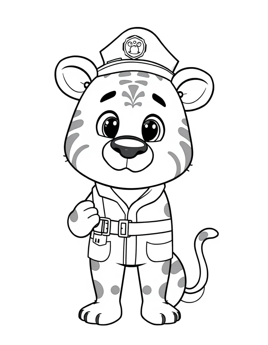 A cute animal zookeeper.
