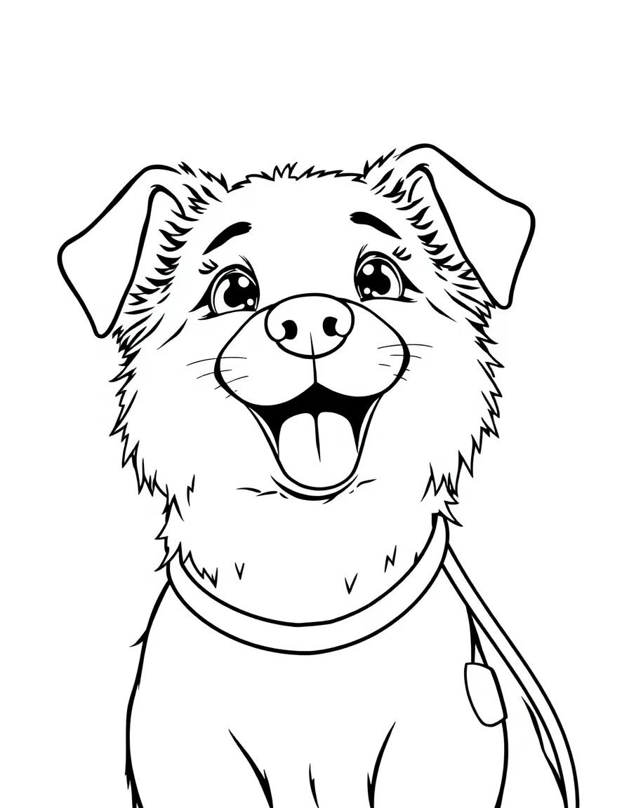 A joyful animal veterinarian.