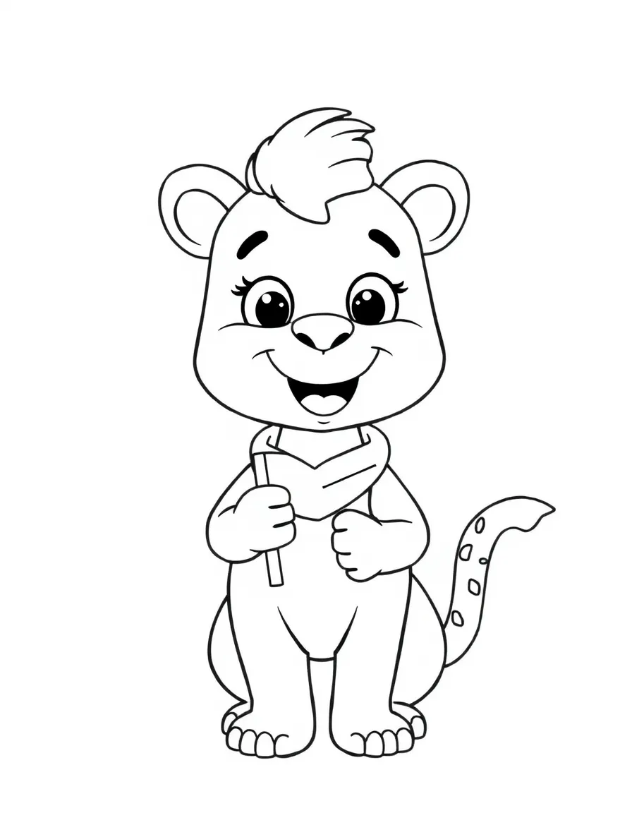 A happy animal storyteller.