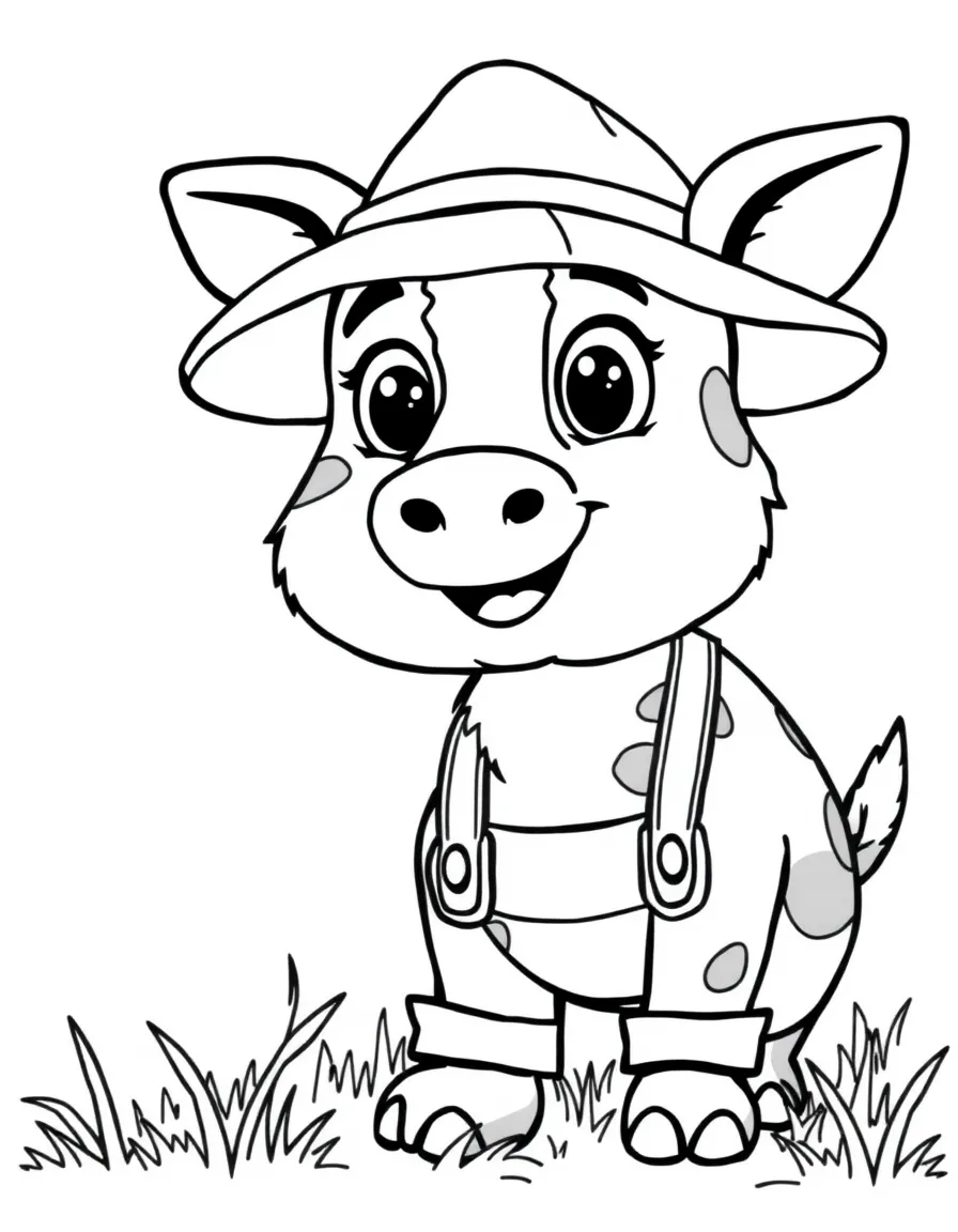 A cheerful animal farmer.