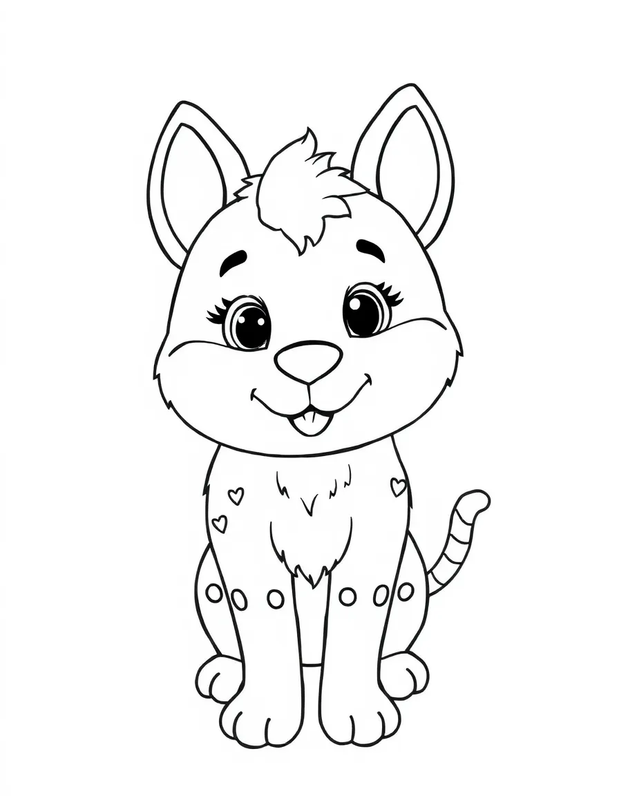 A happy animal artist.