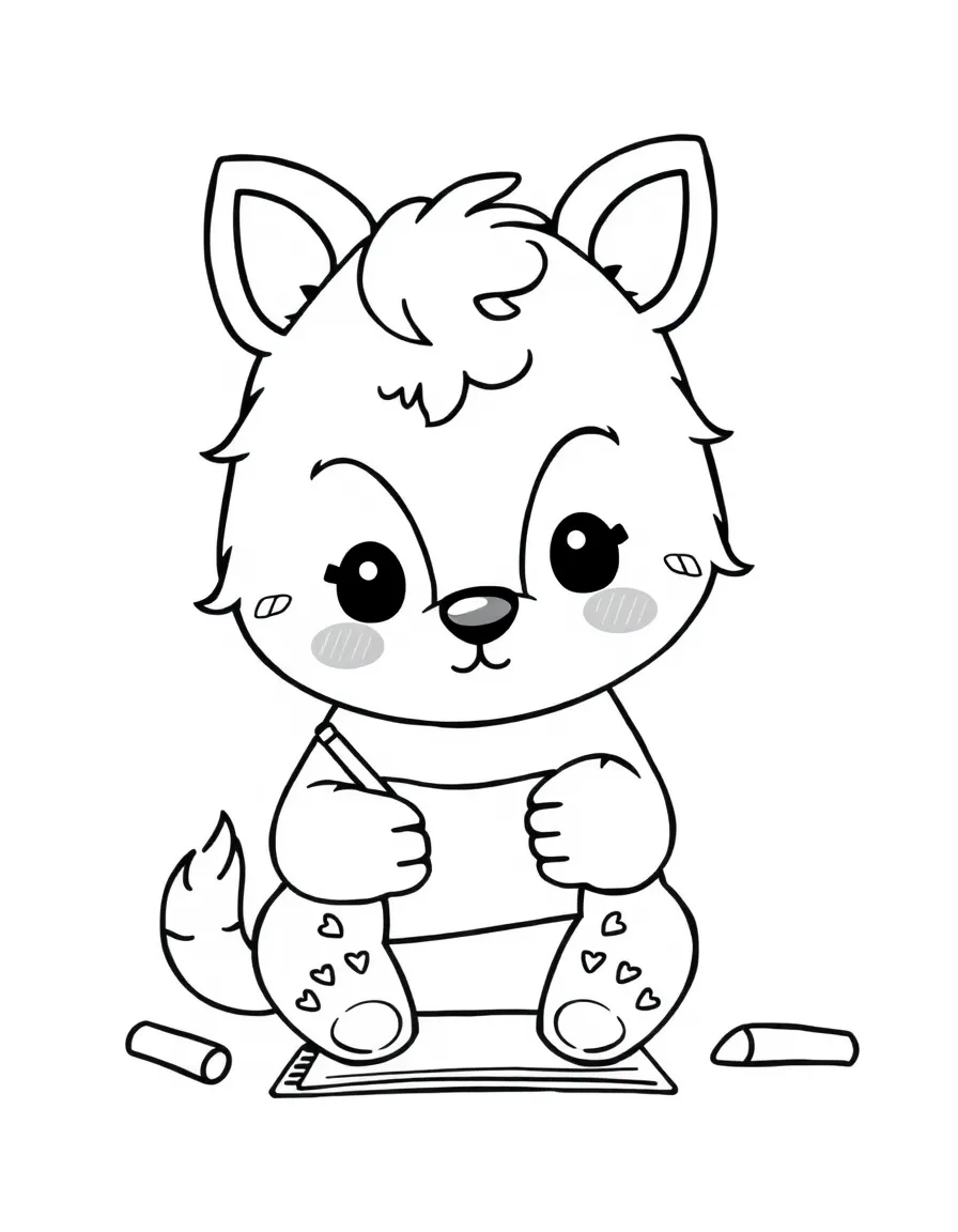 A kawaii animal writer.