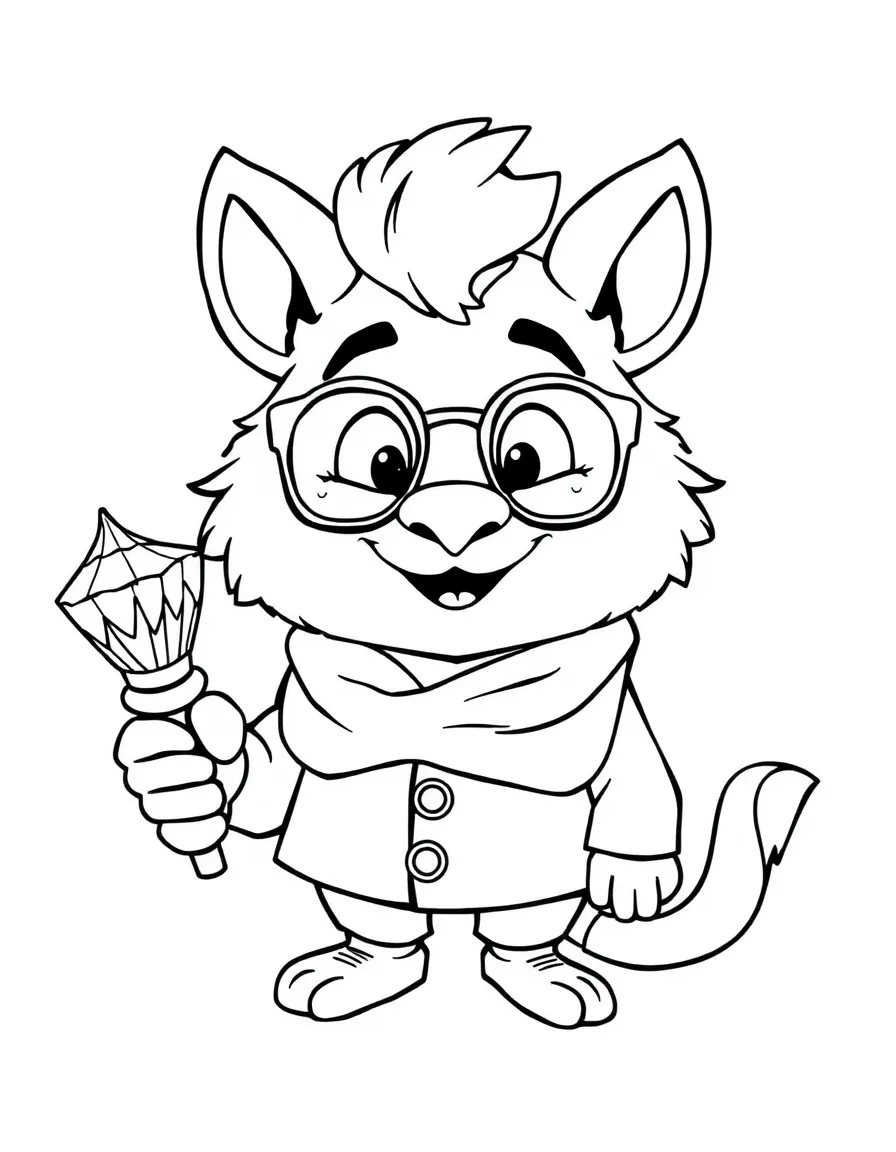 A smiling animal inventor.