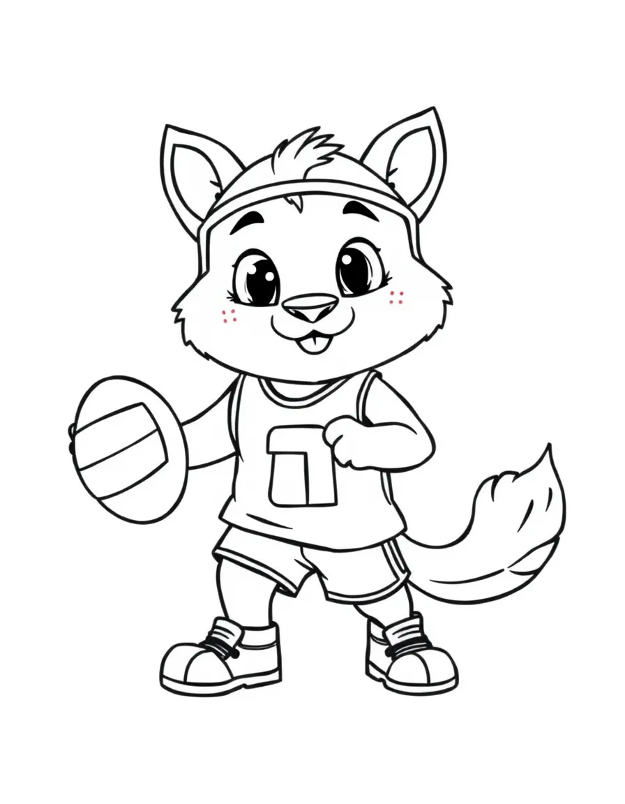 A cute animal athlete.