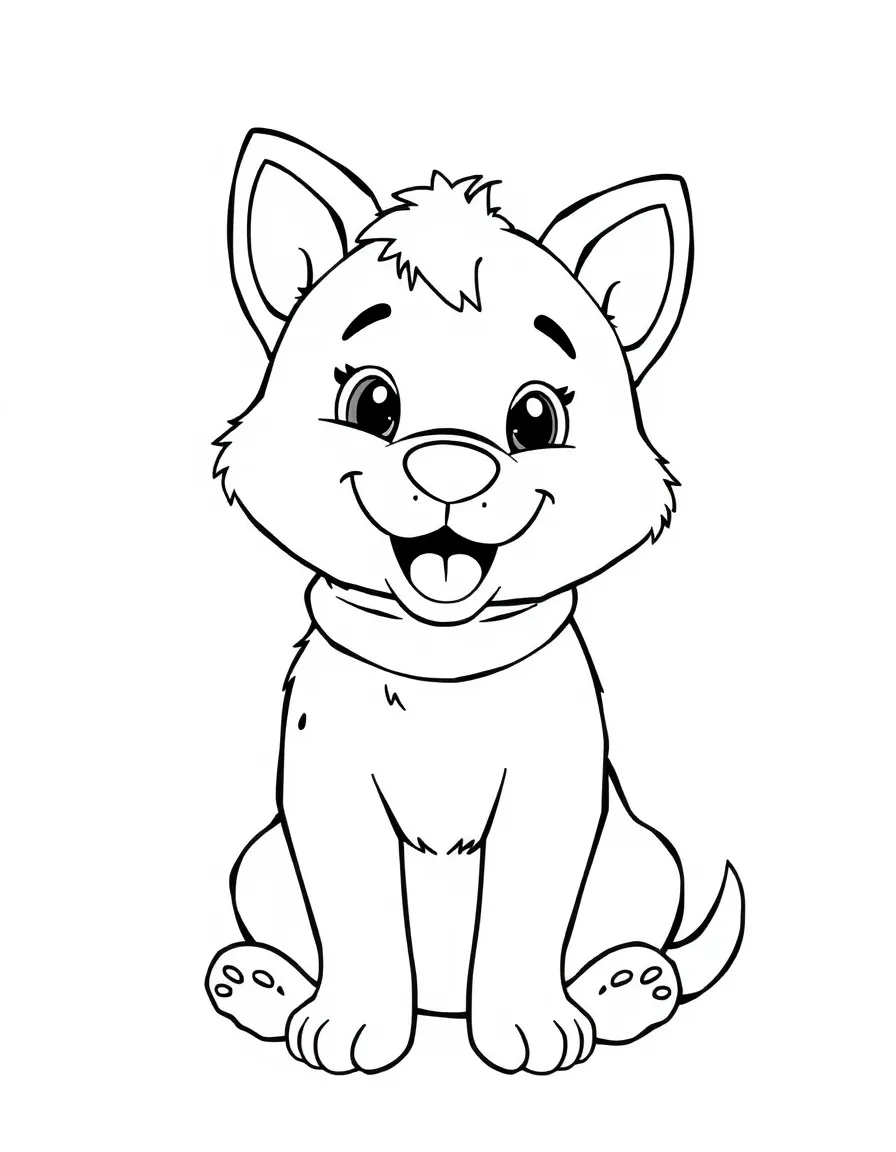 A cheerful animal pet sitter.