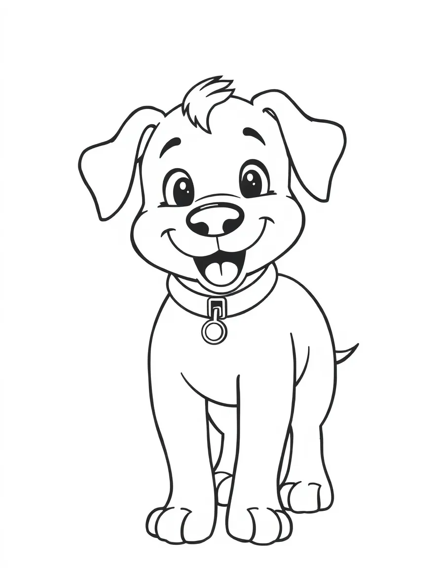 A smiling animal dog walker.