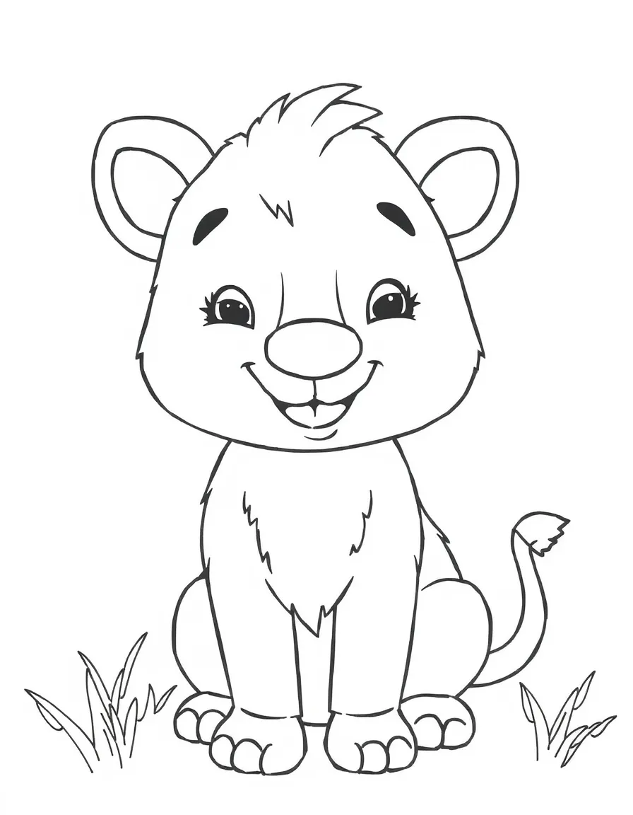 A happy animal artist.