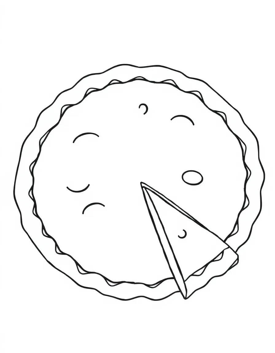 A cheerful apple pie with a slice missing in Washington.