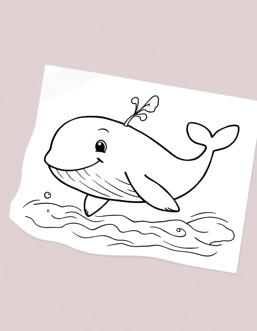 A playful whale with a friendly smile in Maine.