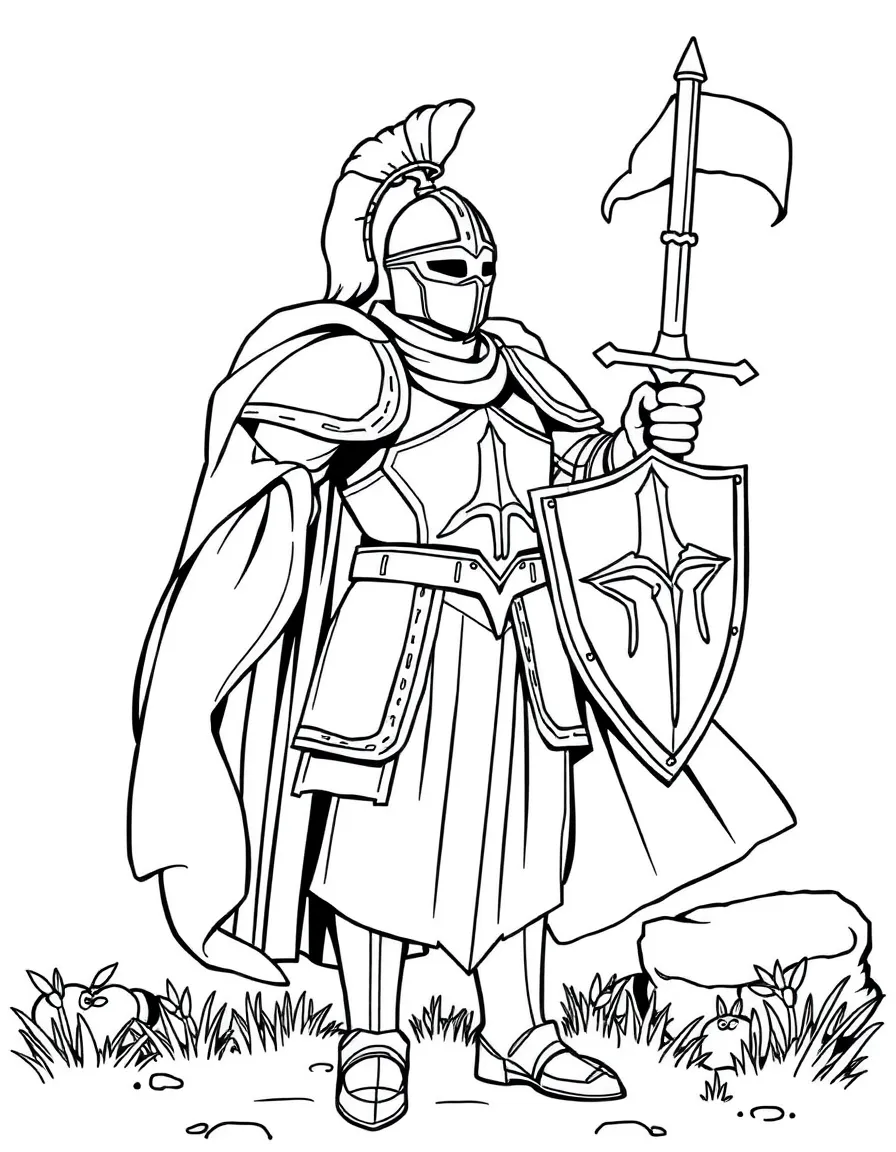 A knight in shining armor