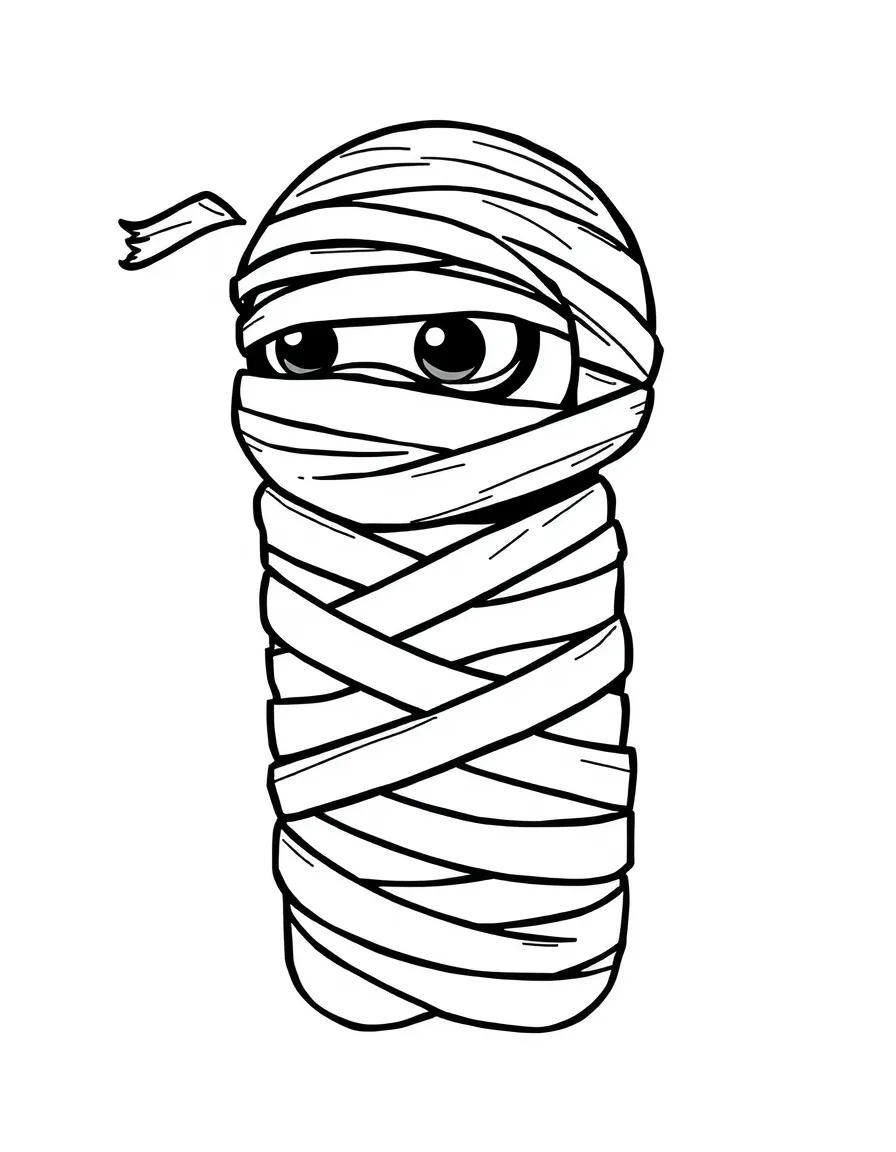 A mummy wrapped in bandages