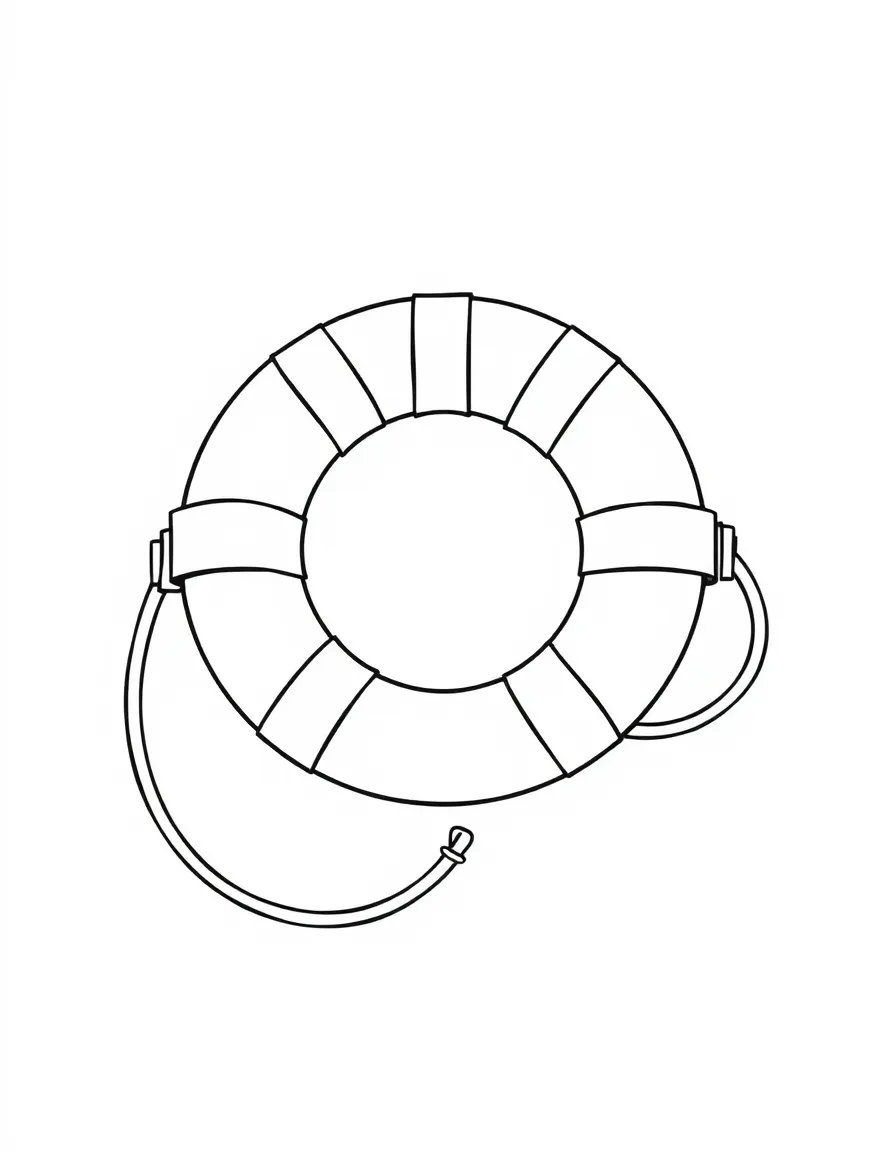 A rescue tube for swimming safety