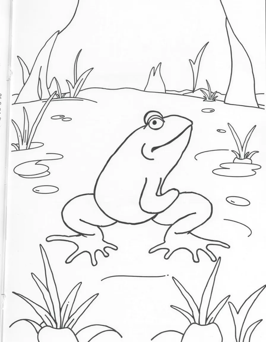 The ten plagues in Egypt: frogs everywhere!