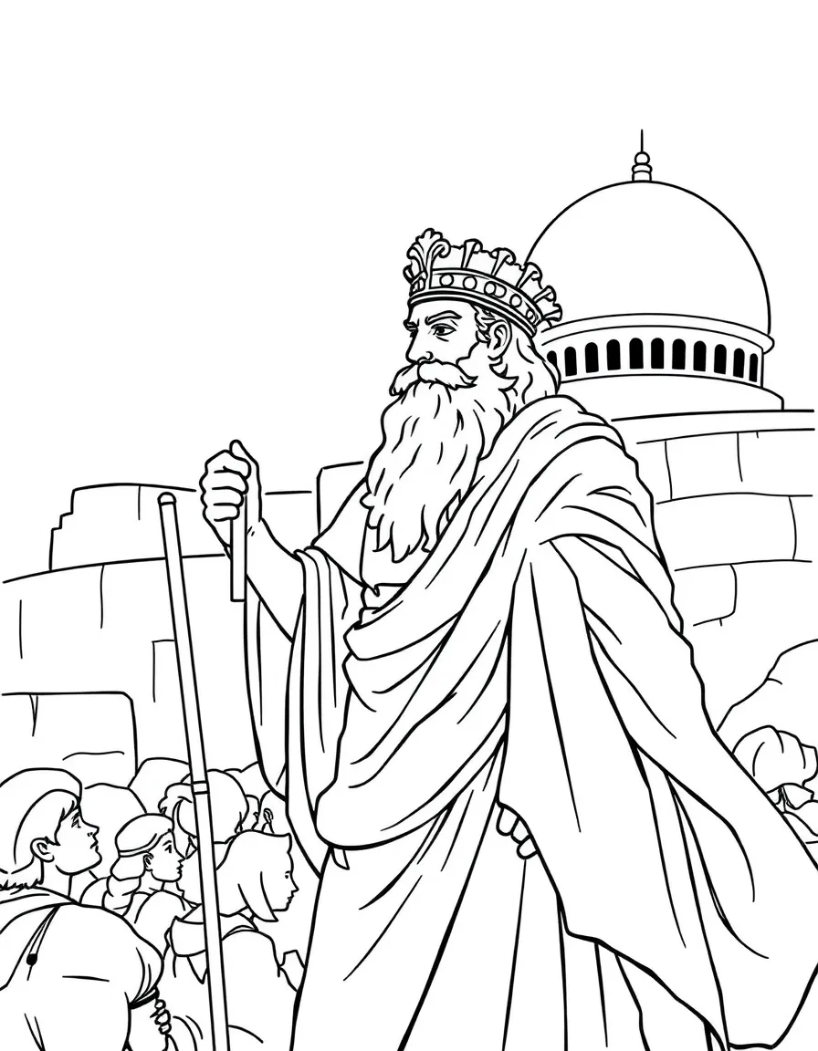 Cyrus the Great allowing the Jews to return to Jerusalem.