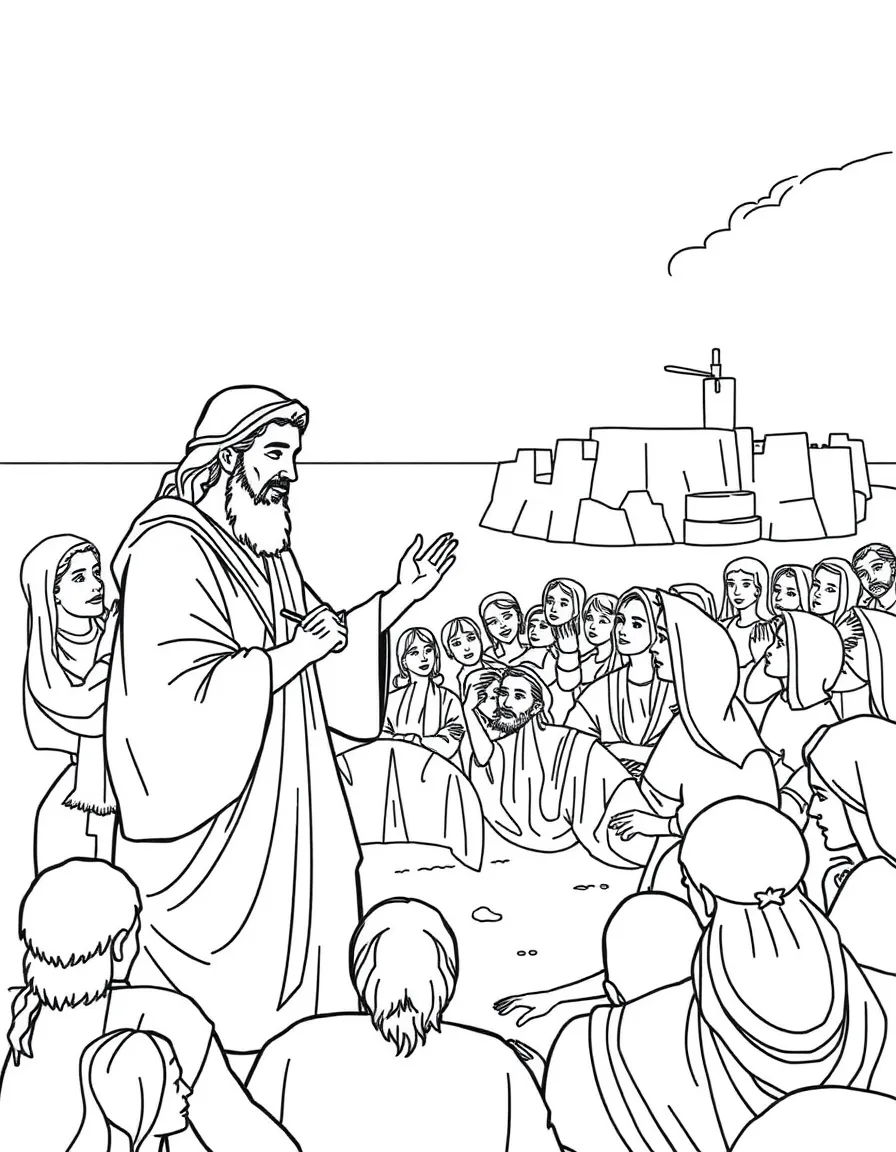 Paul healing many sick people on the island of Malta.
