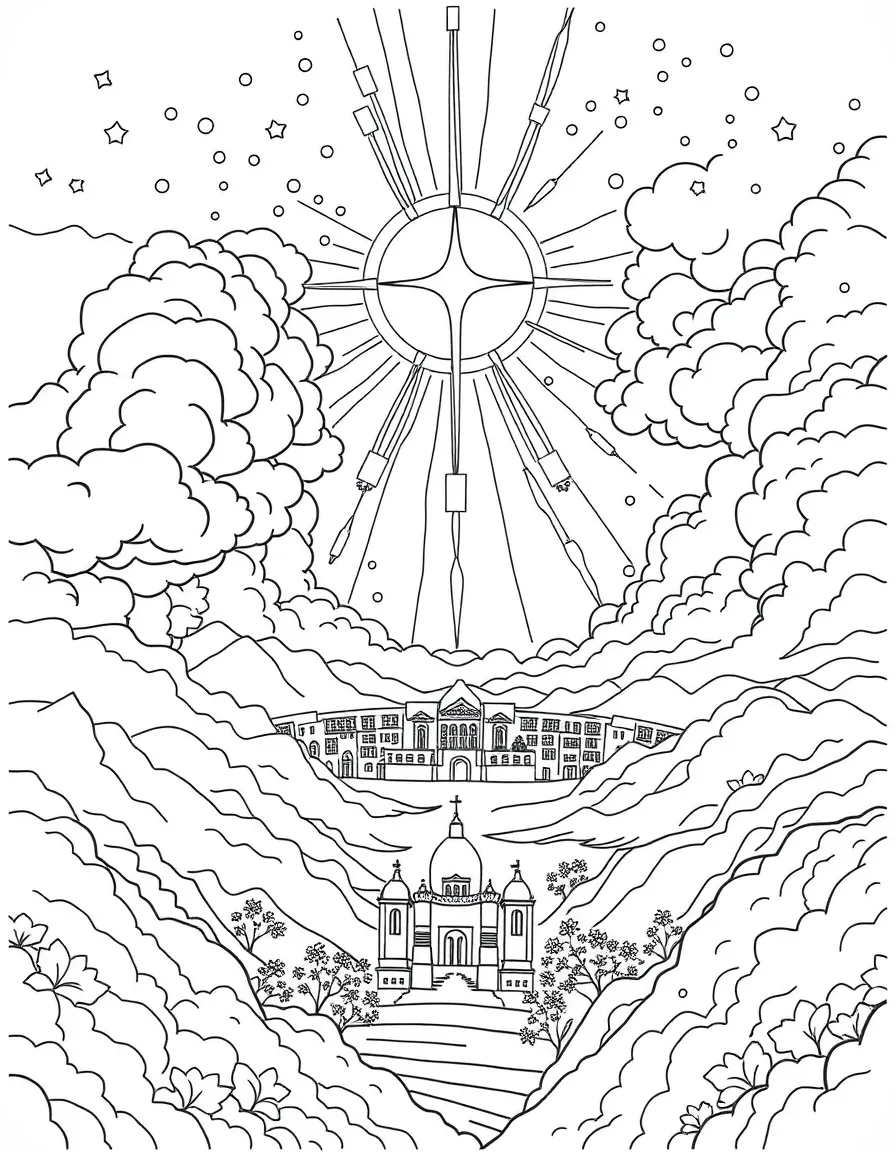 The New Heaven and New Earth, with a beautiful city and no more tears.