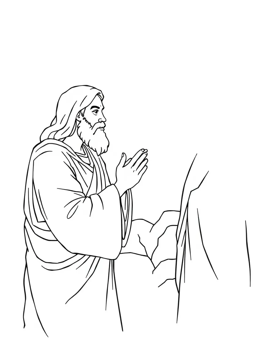 Judas agreeing to betray Jesus for thirty pieces of silver.