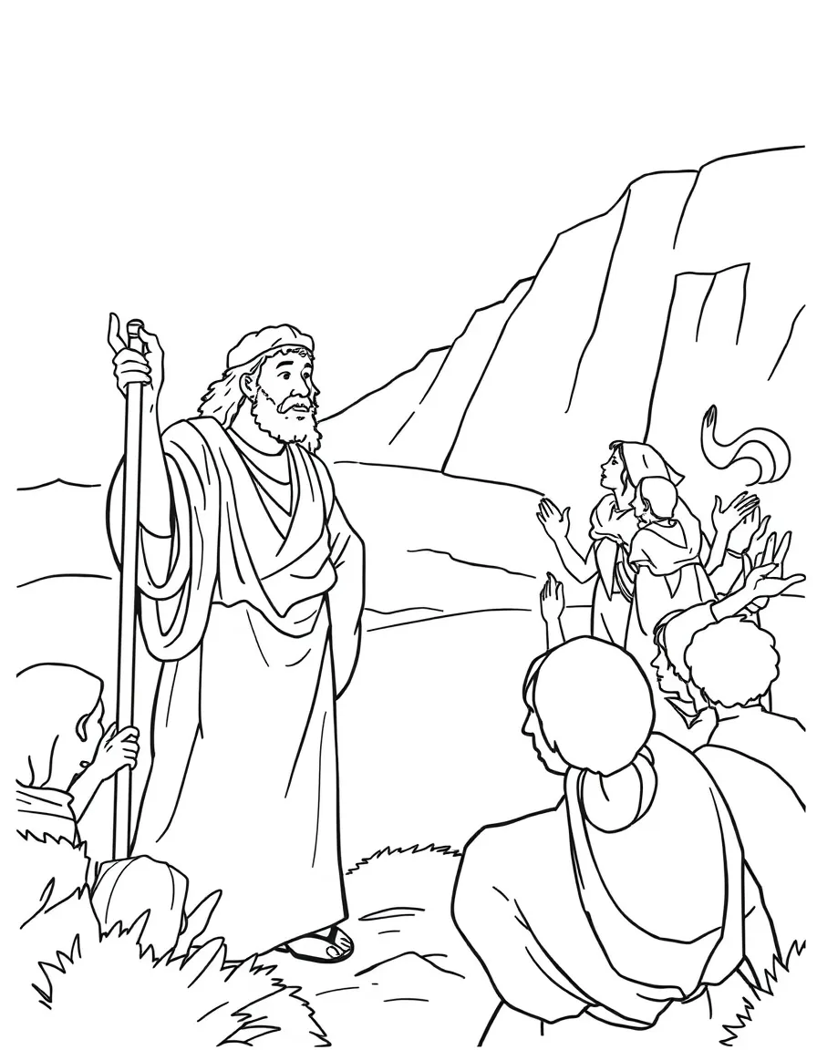 Philip preaching in Samaria, and people being healed.