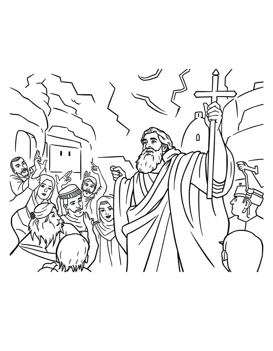 Paul preaching boldly in Damascus, confounding the Jews.