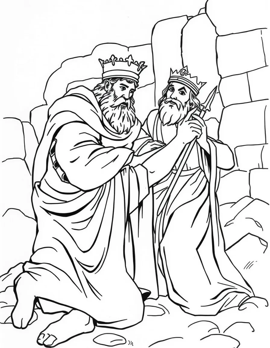 King Herod Agrippa killing James, the brother of John.