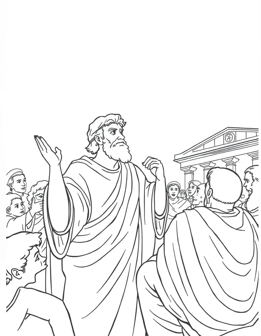 Paul appealing to Caesar and being sent to Rome.
